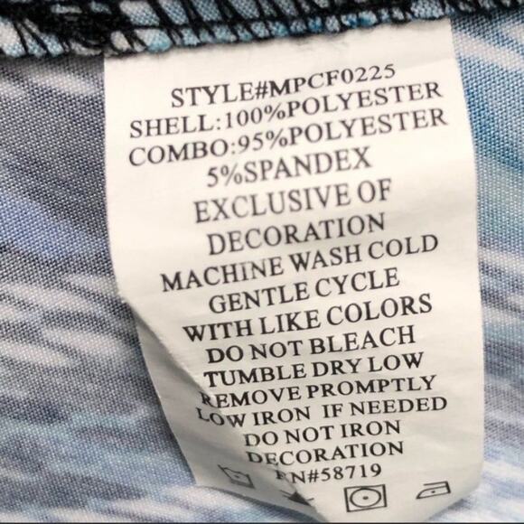 Notations Short Sleeve Blouse with Sheer Overlay | Women's Size Medium - Picture 4 of 4